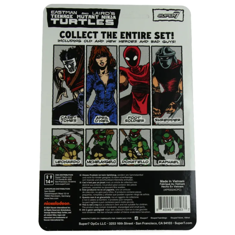 April O'Neil (Comic Color) - Tortues Ninja - ReAction Figures wave 11