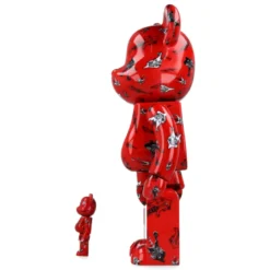 400% + 100% Bearbrick BUCK-TICK Hisashi Imai Red Ver.