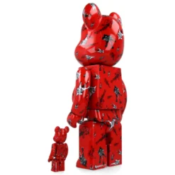 400% + 100% Bearbrick BUCK-TICK Hisashi Imai Red Ver.