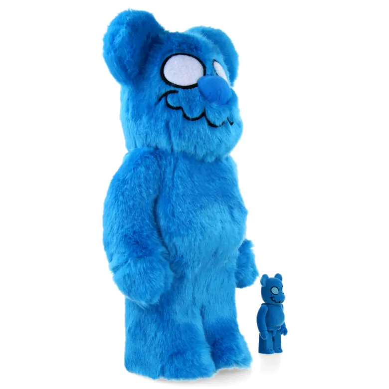 400% + 100% Bearbrick Coin Parking Delivery x Sesame Street Elmo (CPD Ver.) and Shiraishi-San (Sesame Street Ver.)