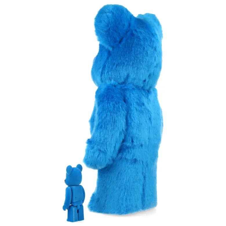 400% + 100% Bearbrick Coin Parking Delivery x Sesame Street Elmo (CPD Ver.) and Shiraishi-San (Sesame Street Ver.)