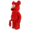 400% + 100% Bearbrick Elmo Flocky Ver.