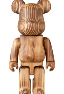 400% Bearbrick Karimoku Burn Wood