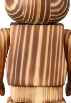 400% Bearbrick Karimoku Burn Wood