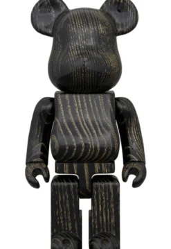 400% Bearbrick Karimoku Floating Black Gold