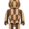 Bearbrick Karimoku Fragment Design 1000% Carved Wooden - Longitudinal Chess 1000%