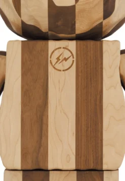 Bearbrick Karimoku Fragment Design 1000% Carved Wooden - Longitudinal Chess 1000%