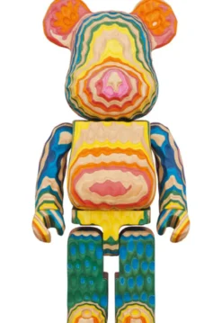 400% Bearbrick Karimoku Fragment Design Haroshi Vertical Carved Wooden