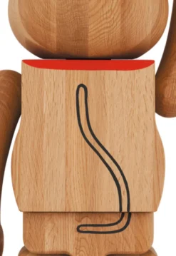 1000% Bearbrick Karimoku Maneki Neko (blue)