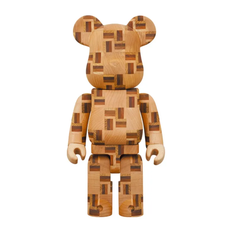 400% Bearbrick Karimoku Yosegi Chess
