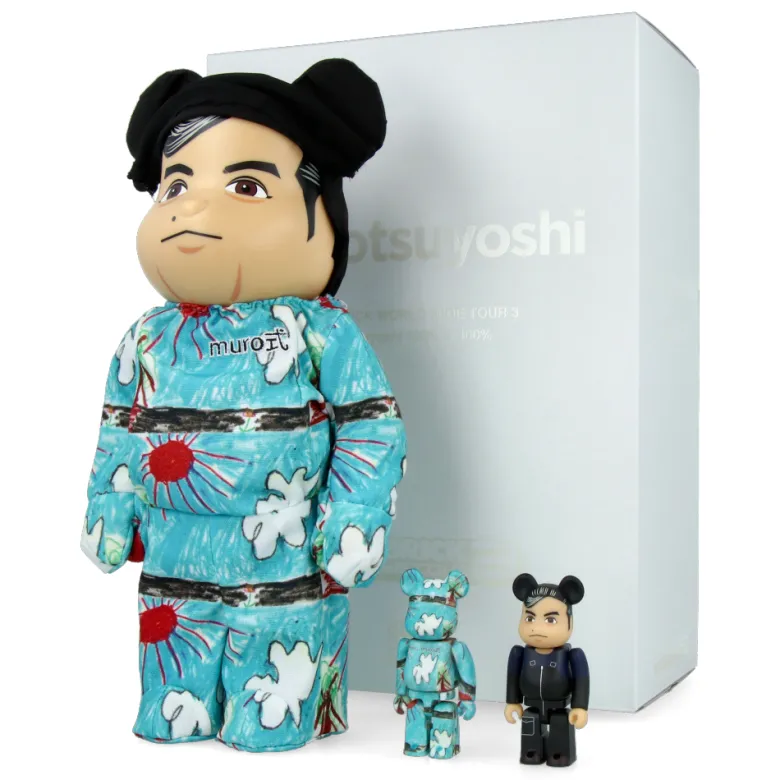 400% + 100% Bearbrick Murotsuyoshi (3 pcs)
