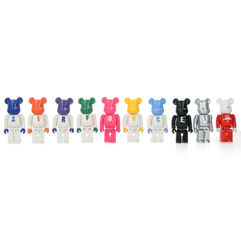 Bearbrick Nike Air Force 1 (set of 10 pcs)