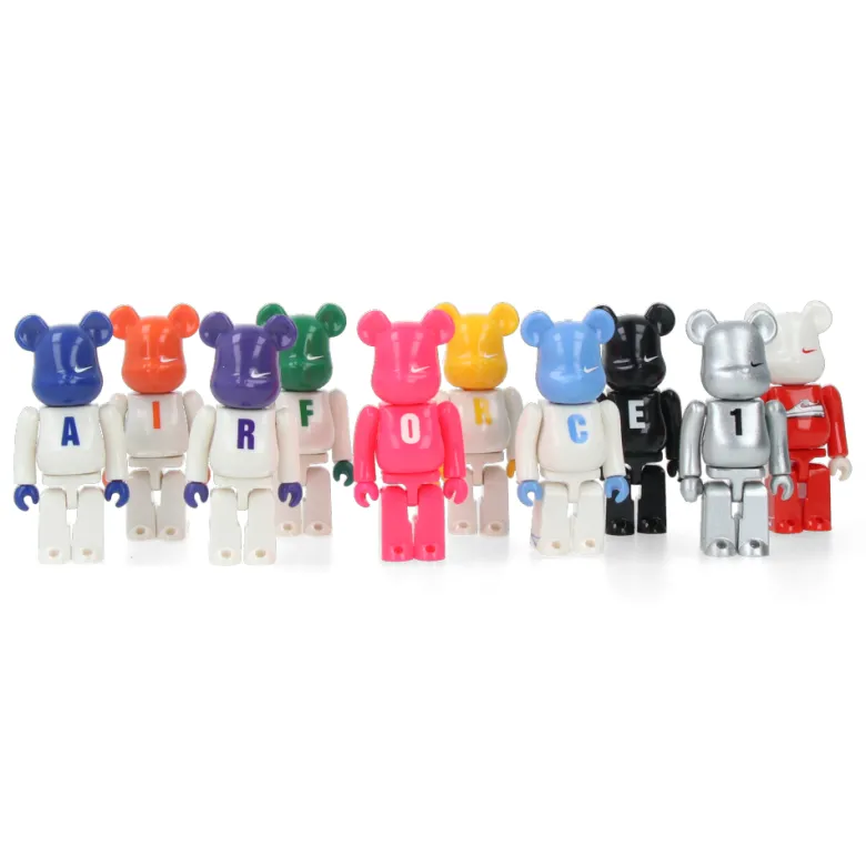 Bearbrick Nike Air Force 1 (set of 10 pcs)