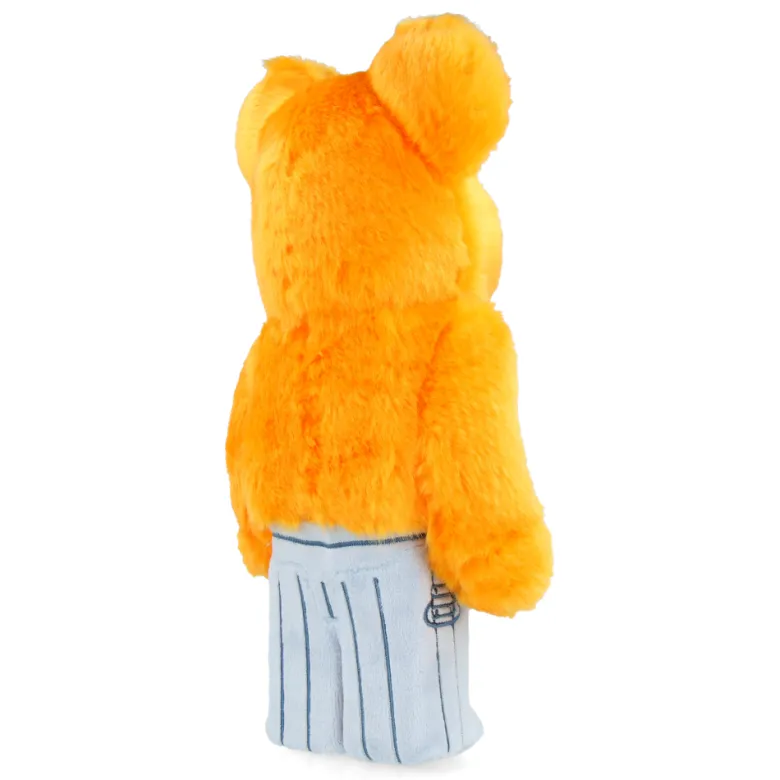 400% Bearbrick Oscar the Grouch - Costume Version (Orange) - Sesame Street