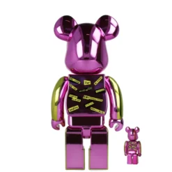 400% + 100% Bearbrick Sex Pistols - Never Mind the Bollocks - Chrome Ver.