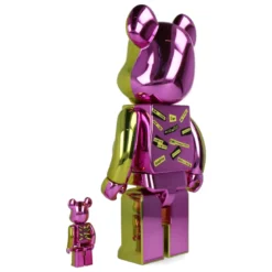 400% + 100% Bearbrick Sex Pistols - Never Mind the Bollocks - Chrome Ver.
