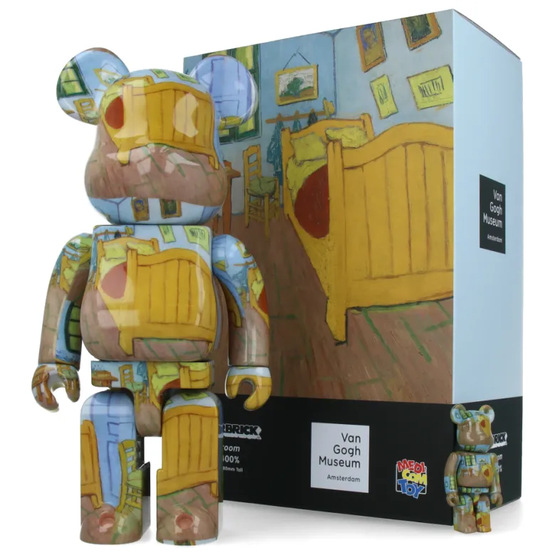 400% + 100% Bearbrick Van Gogh The Bedroom