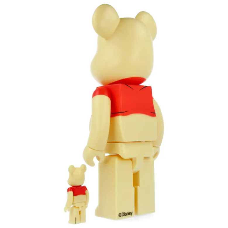 400% + 100% Bearbrick Winnie the Pooh - Classic Pooh Ver.