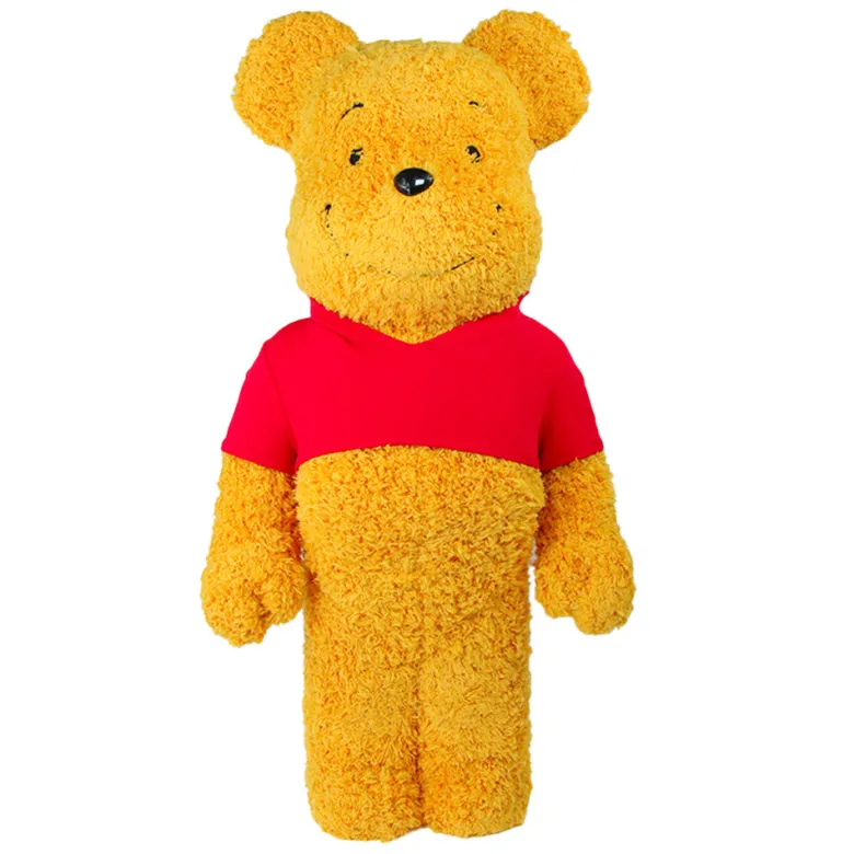 1000% Bearbrick Winnie the Pooh - Costume Ver. (Pile Fabric)