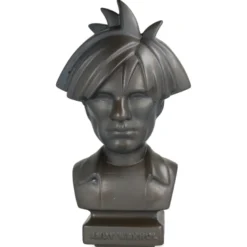 CERAMICK Andy Warhol Bust 80s ASH GOLD