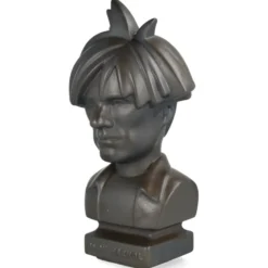 CERAMICK Andy Warhol Bust 80s ASH GOLD