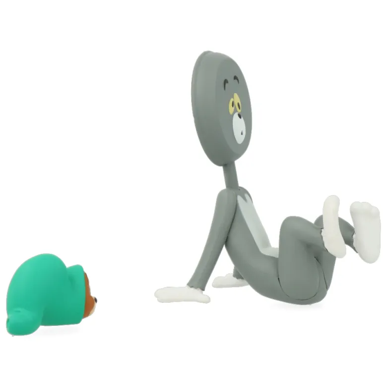 Figurine UDF Tom & Jerry series 3 : Tom Head in the shape of the pan and Jerry in the Vinyl Hose