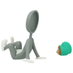 Figurine UDF Tom & Jerry series 3 : Tom Head in the shape of the pan and Jerry in the Vinyl Hose