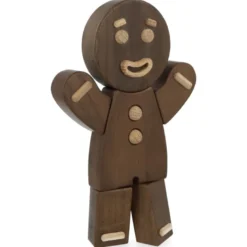 Gingerbread Man Smoked Stained Oak - Small