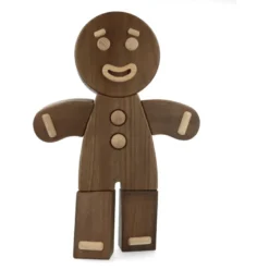 Gingerbread Man Smoke Stained Oak - Large