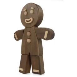 Gingerbread Man Smoke Stained Oak - Large