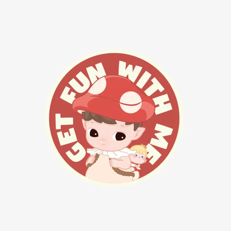 Hacipupu Adventures in the Woods series Tinplate Badge Blind Box