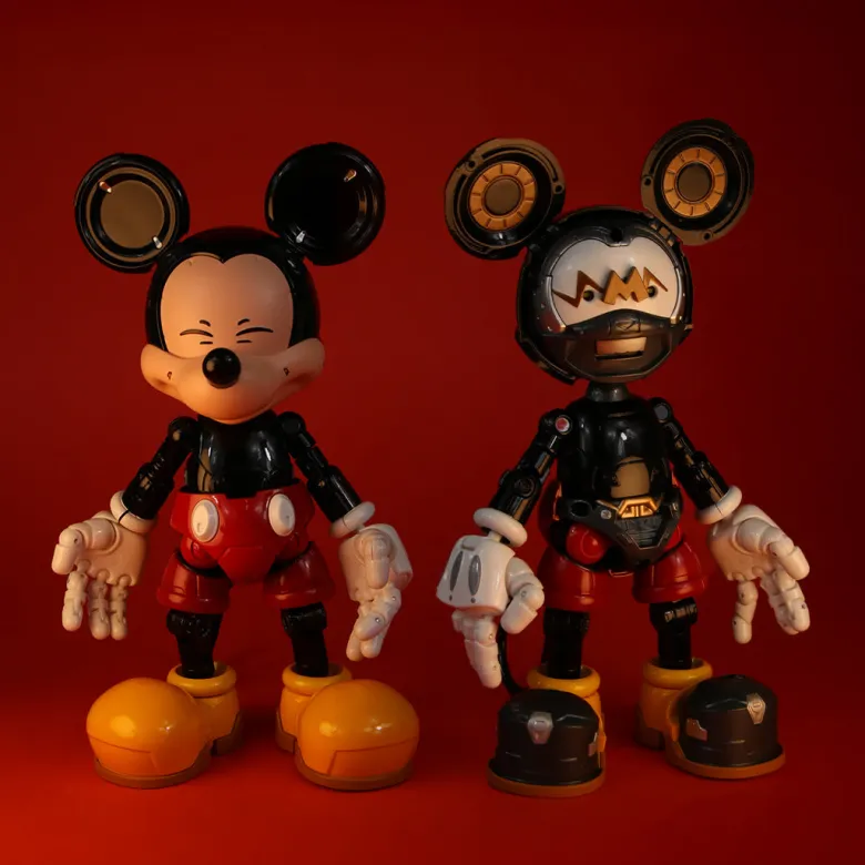 Heat Bubby Figure - Mecha Mickey Mouse Classic Ver.