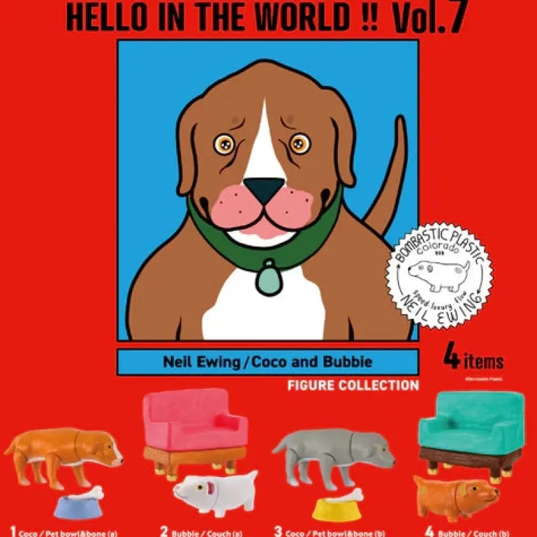 HELLO IN THE WORLD !! Vol.7 Neil Ewing/Coco and Bubbie Figure Collection