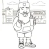 Hip hop coloring book