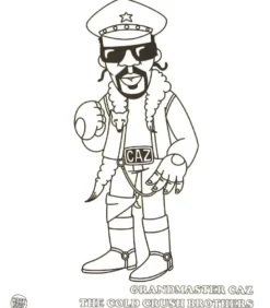 Hip hop coloring book