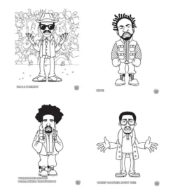Hip hop coloring book East Coast edition