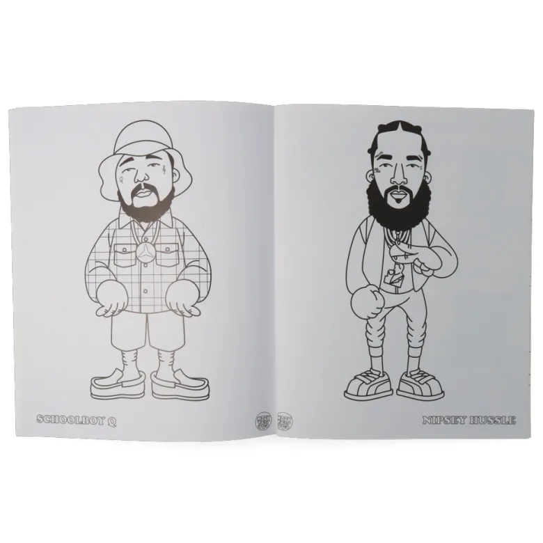 Hip Hop Coloring Book : West Coast Edition