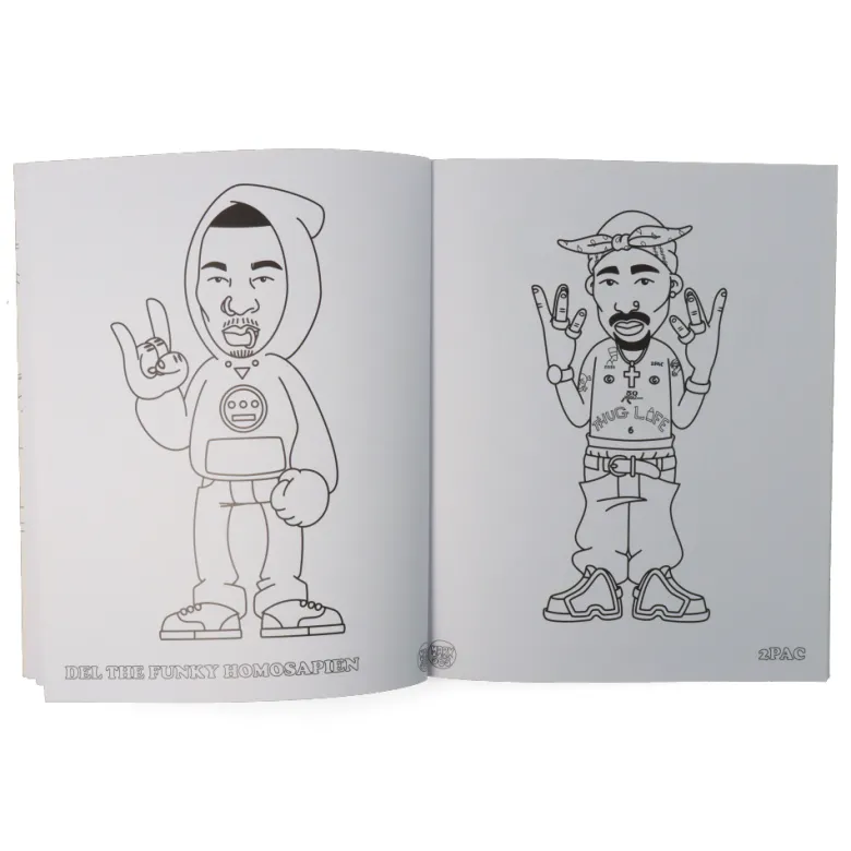 Hip Hop Coloring Book : West Coast Edition