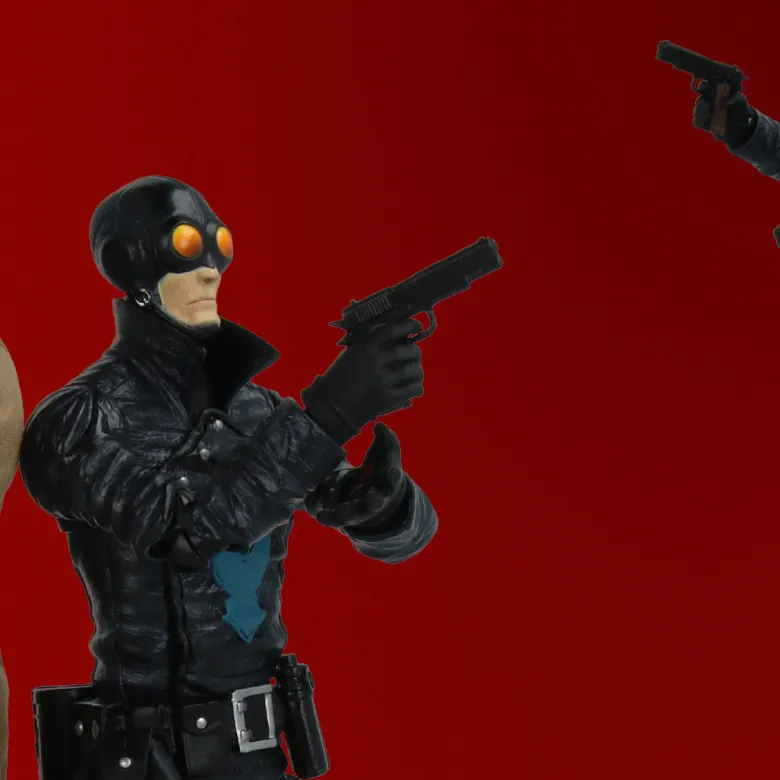Lobster Johnson (Hellboy) 1/12 Scale Action Figure - 30th Anniversary Edition