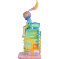 Lonely Colossus Rooftop Boy Colorful Journey