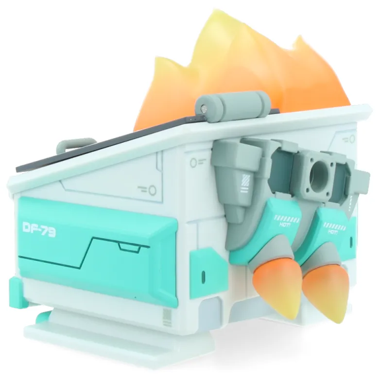 Mecha Dumpster Fire Vinyl Figure