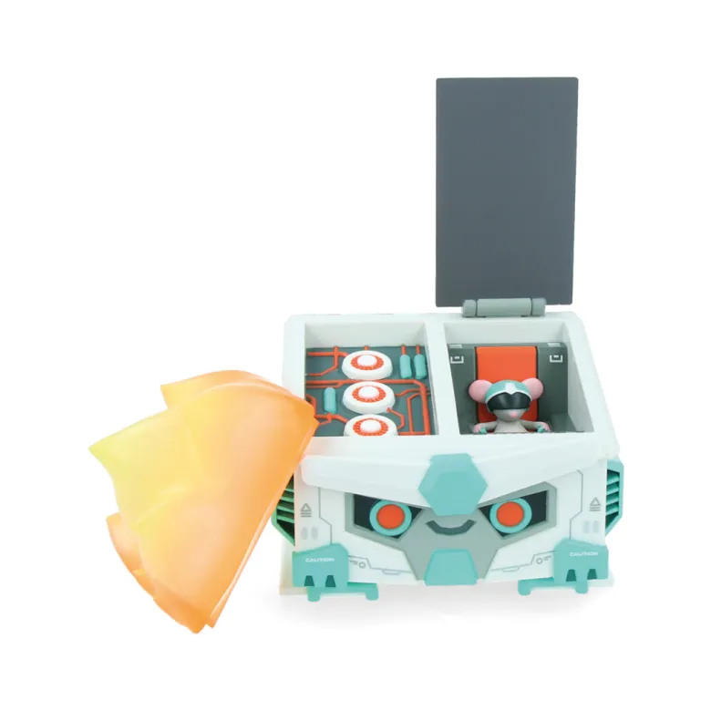 Mecha Dumpster Fire Vinyl Figure