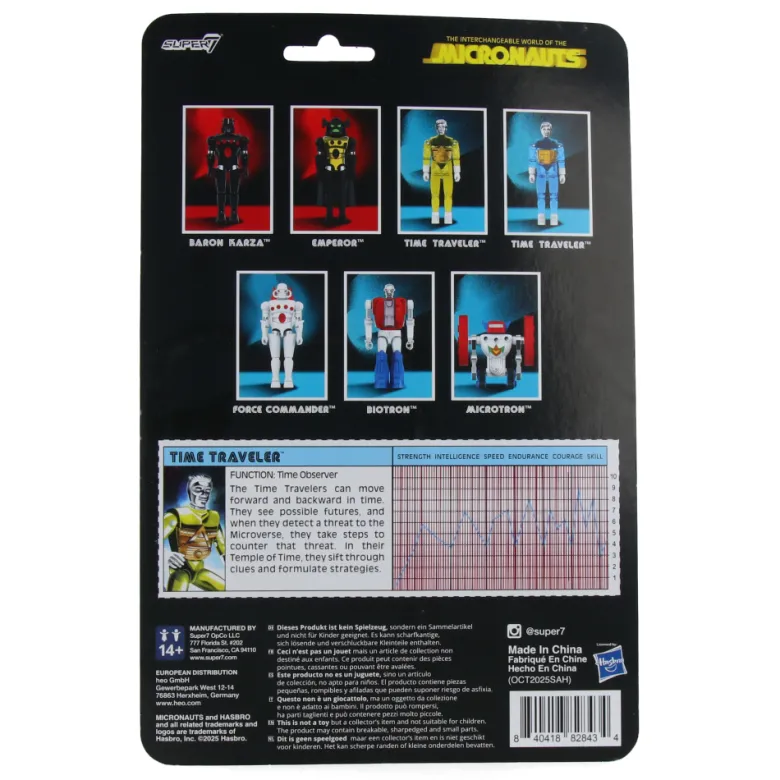Micronauts ReAction+ Wave 3 - Time Traveler (Translucent Yellow)