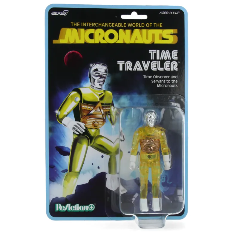 Micronauts ReAction+ Wave 3 - Time Traveler (Translucent Yellow)
