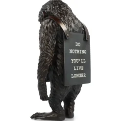 Monkey Sign Bronze Statue 2 - Banksy X Medicom Toy