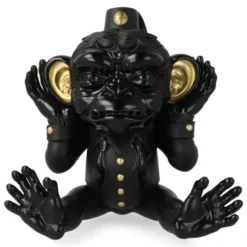 More Evil Monkeys - Black - Set de 3 pièces
