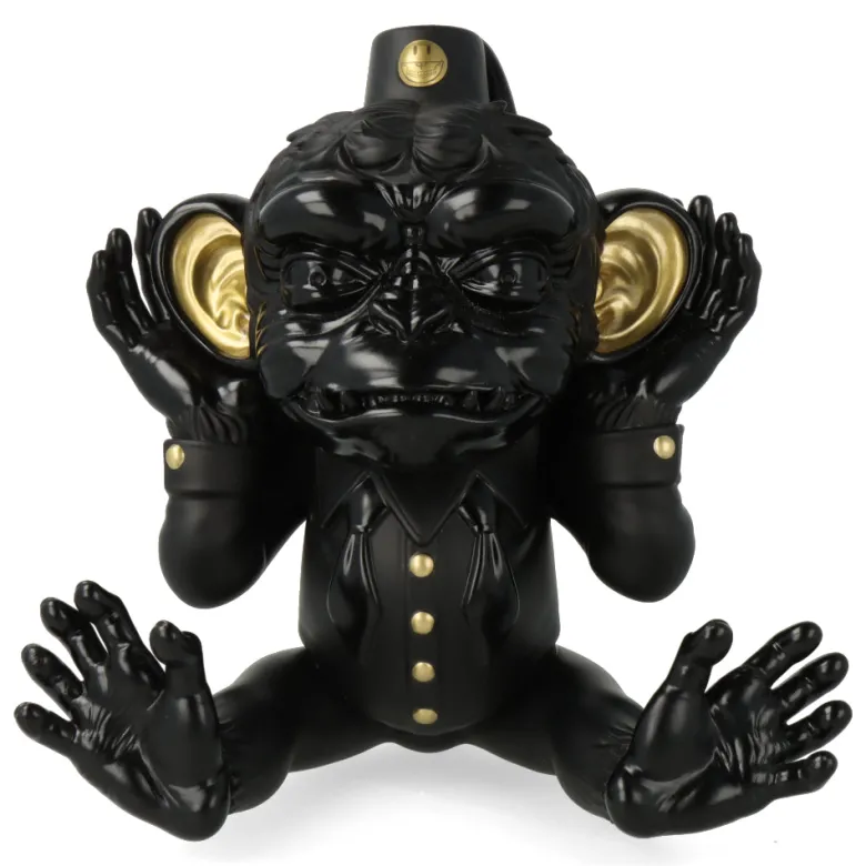 More Evil Monkeys - Black - Set de 3 pièces