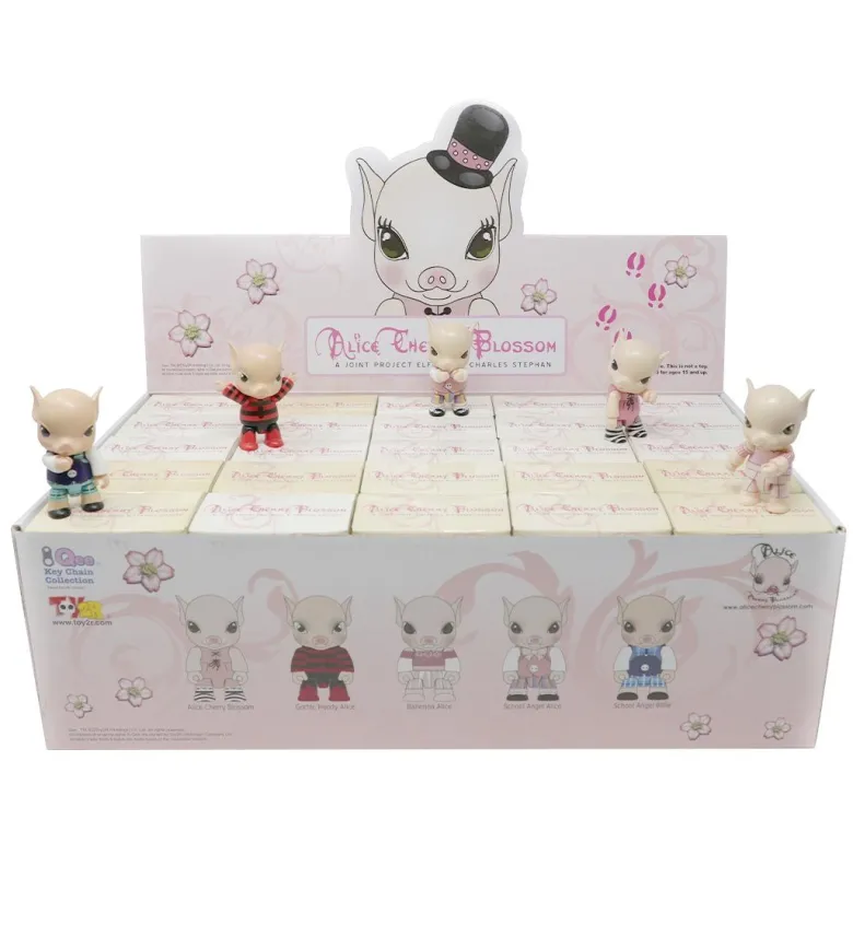 Qee 2.5" Keychain collection Alice Cherry Blossom - Charles Stephan