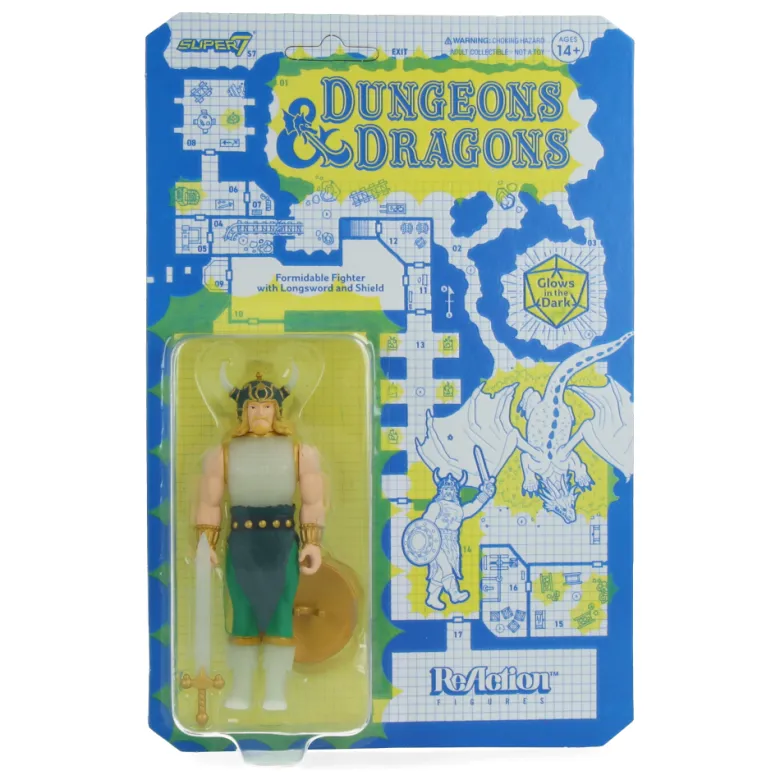 Red Box Fighter (Glow) - Donjons et Dragons ReAction Figures Wave 4