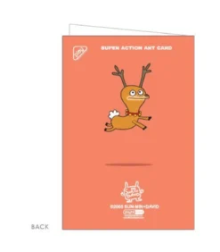 Reindeer Gamers - Carte de Voeux Rose
